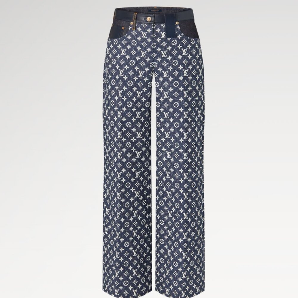 Louis Vuitton Monogram Bootcut Jeans - Picture 2 of 6